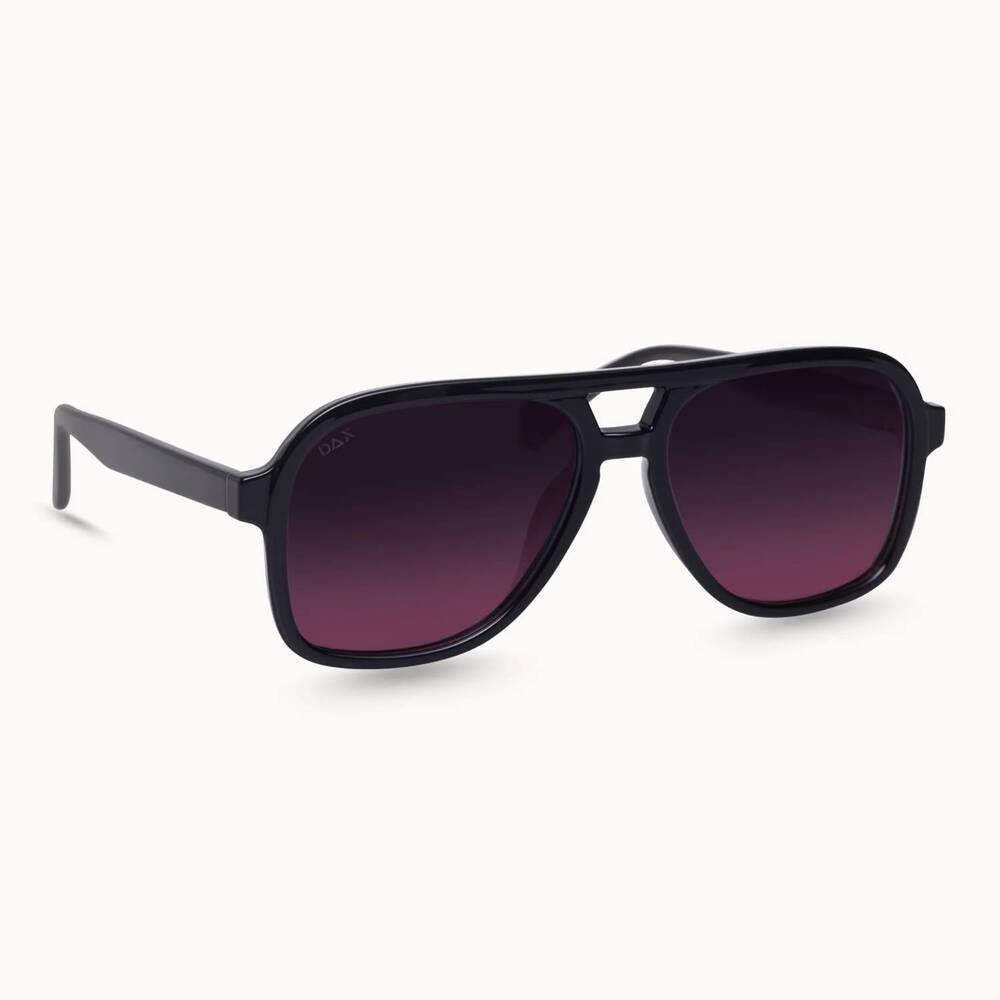NEW DAX EYEWEAR unisex cruz aviator polarized sunglasses in smokeshow